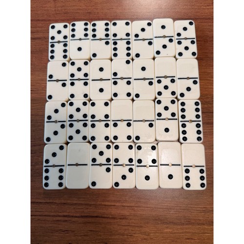 Vintage double dominoes set - 6,